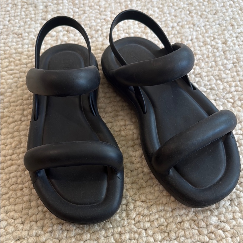 Black Melissa Sandals Squishy